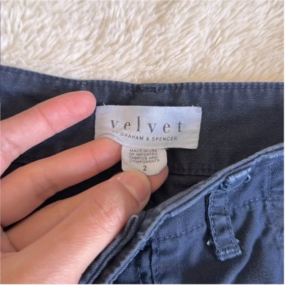 Velvet by Graham & Spencer Navy Wide Leg Pants - Picture 8 of 9